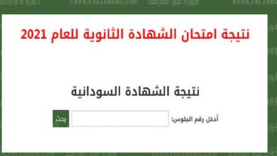نتيجة الشهادة السودانية 2021 برقم الجلوس alshahadat alsuwdania عبر موقع وزارة التربية والتعليم